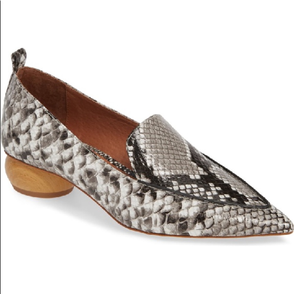 NEW Jeffrey Campbell Viona Loafer- Snakeprint
